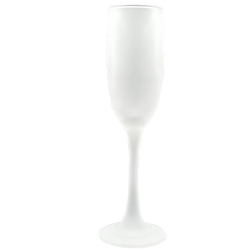 Plain Frosted Champagne Glass